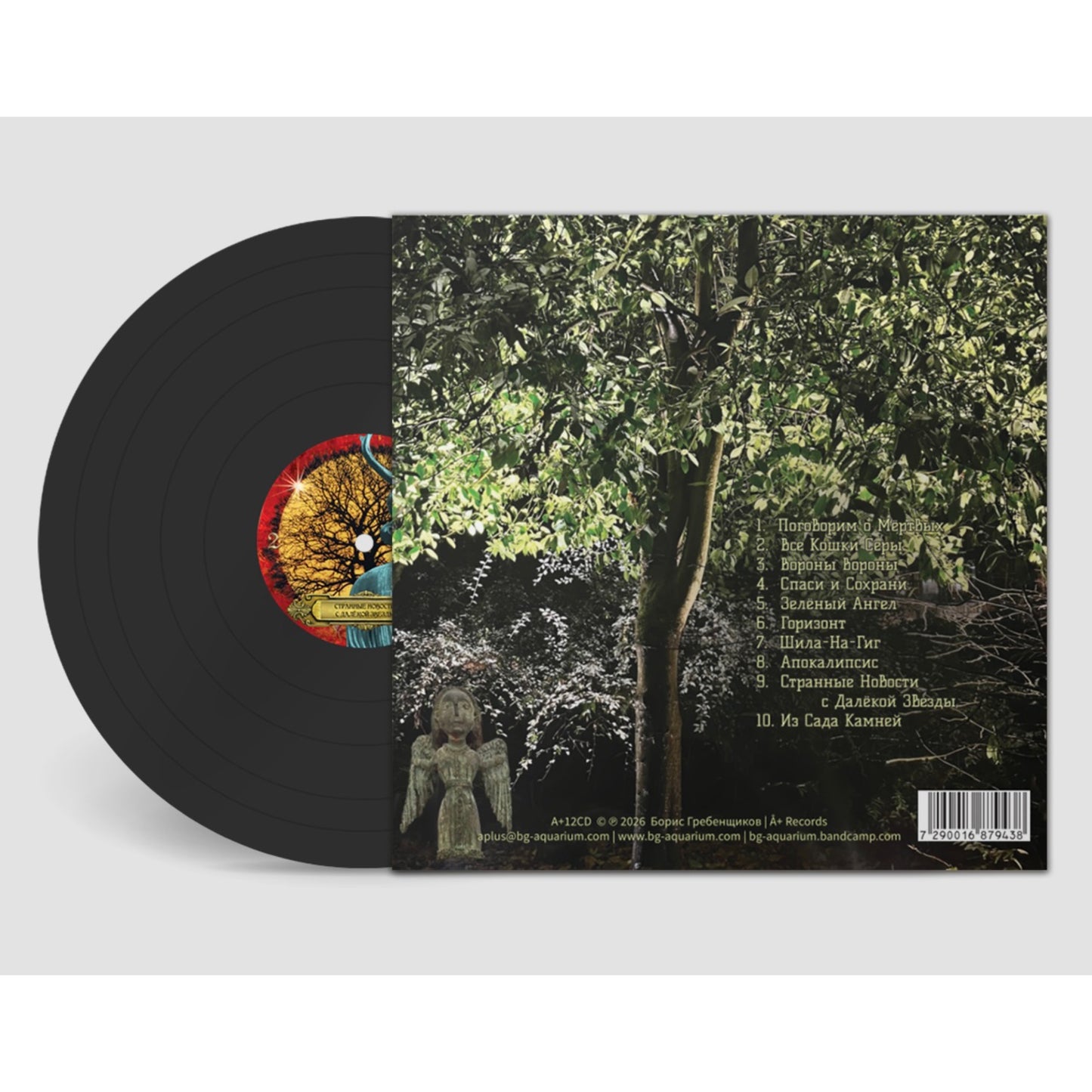 12" LP Black Vinyl Deluxe Edition of "Странные Новости с Далёкой Звезды" album