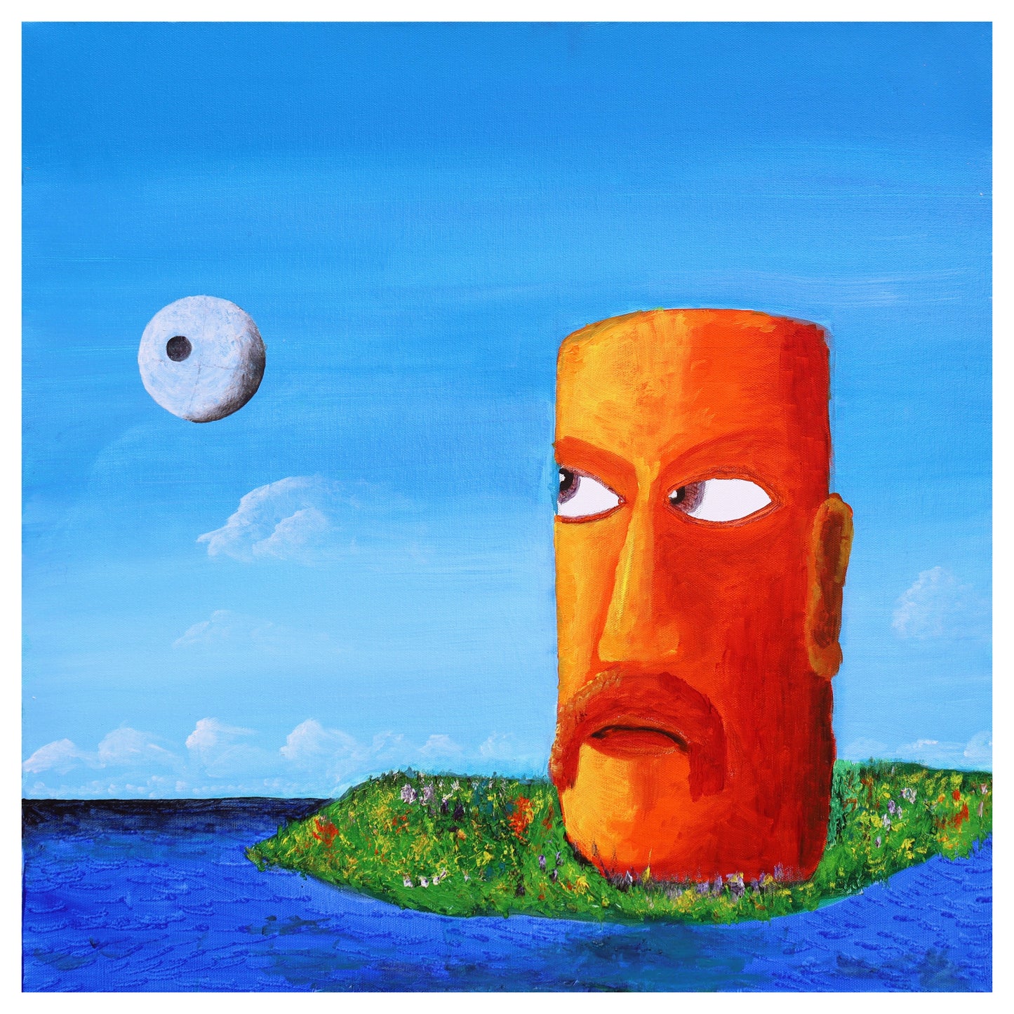 Authorized high quality copy of Boris Grebenshikov paintings. Canvas print, variants available