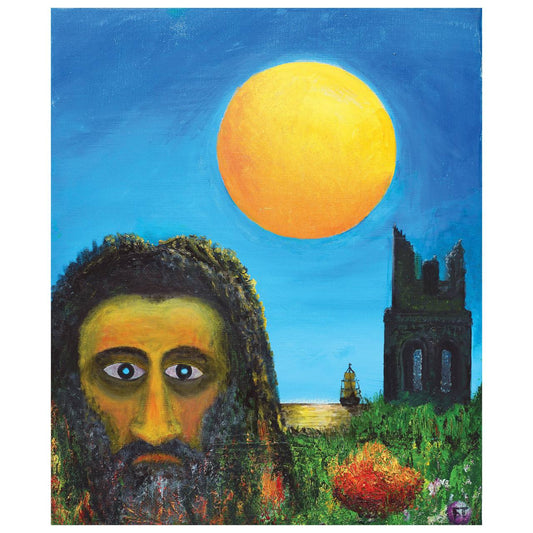 Authorized high quality copy of Boris Grebenshikov painting "Пророк"