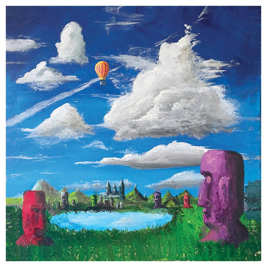 Authorized high quality copy of Boris Grebenshikov painting "Неиссякаемый Источник Тишины"