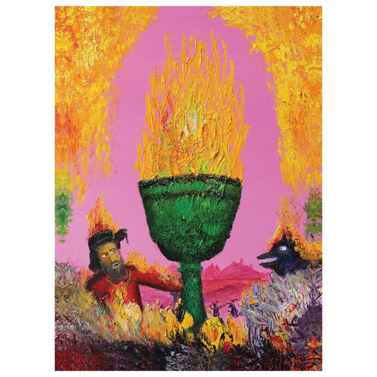 Authorized high quality copy of Boris Grebenshikov painting "Дилемма Сэра Пеллинора"