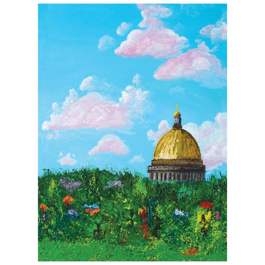 Authorized high quality copy of Boris Grebenshikov painting "Причина Выжить"